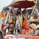 नर्मदा गौ कुम्भ: नरसिंह मंदिर से निकाली गई पेशवाई, हजारो साधु संत हुए शामिल