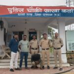 रतलाम/खाचरोद जेल से फरार बलात्कार के आरोपी को खारवा चौकी पुलिस ने हथियार सहित दबोचा