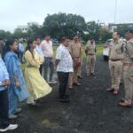 रतलाम/स्वतंत्रता दिवस समारोह के लिए विभागीय अधिकारियों ने पुलिस लाइन मैदान परेड ग्राउंड का निरीक्षण किया