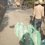 स्वच्छता एंव विकास कार्य के नाम पर नाली निर्माण के दौरान ठेकेदार की मनमानी सुचारू रुपसे जारी है