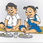 मध्यान्ह भोजन कार्यक्रम के तहत बच्चों को खाद्यान्न वितरण के निर्देश