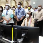 कमांड एण्ड कंट्रोल सेंटर का मुख्यमंत्री ने लिया जायजा