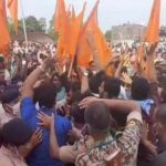 शिवराज-महाराज की सभा में RSS का  जबरदस्त विरोध प्रदर्शन