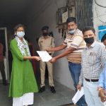 गोस्वामी के समर्थन में एम पी वर्किंग जर्नलिस्ट यूनियन ने ज्ञापन दिया-