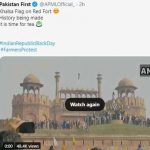 किसानों की हिंसा से ‘जिन्ना के मुल्क’ में जश्न,  टुकड़ों की मोहताजगी मे जीने वाला मुल्क पाकिस्तान से ट्वीट- लाल किले पर खालसा झंडा, इतिहास बन रहा, चलो चाय पीते हैं-