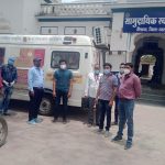 चलित टी बी वाहन से टीबी रोगियों का स्वास्थ्य परिक्षण किया गया-