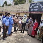 संविदा स्वास्थ्य कर्मचारी संघ ने   विभिन्न मांगों को लेकर  ज्ञापन दिया-