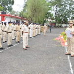 डिस्ट्रिक्ट कमांडेंट ने होमगार्ड कार्यालय का निरीक्षण कर जवानों को आवश्यक दिशा-निर्देश दिये