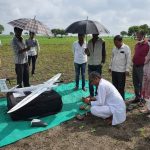 स्वामित्व योजना के तहत उज्जैन जिले में ड्रोन से सर्वेक्षण का कार्य प्रारम्भ हुआ, उमरिया खालसा में पहला ड्रोन उड़ा