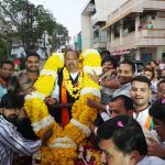 Ratlam:भाजपा प्रत्याशी चेतन्य काश्यप के जनसंपर्क में क्षेत्रवासियों ने बरसाया प्रेम