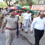 Ratlam: जिला एवं पुलिस प्रशासन द्वारा शहर में फ्लैग मार्च आयोजित किया गया