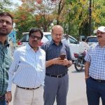 Ratlam:कलेक्टर द्वारा नाले तथा तालाबों का निरीक्षण किया गया