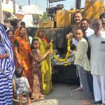 Ratlam: कन्या पूजन कर सैलाना नगर परिषद ने किया डामरीकरण निर्माण का शुभारम्भ