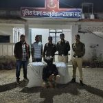 Ratlam:पुलिस ने डोडाचुरा परिवहन करते  तस्कर को किया गिरफ्तार, 40 किलोग्राम डोडाचूरा सहित बोलेरो वाहन जप्त