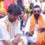 बागेश्वर बाबा की पदयात्रा: धीरेंद्र शास्त्री पर फेंका मोबाइल, द ग्रेट खली ने चोटी पकड़कर साधु को उठाया, संजय दत्त  बोले-मैं उनके साथ ऊपर भी जा सकता हूं-