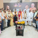 भाजपा के नवनियुक्त मंडल पदाधिकारियों का स्वागत सम्मानराजनीति में पद काम करने का भाव देता है – कैबिनेट मंत्री चेतन्य काश्यप