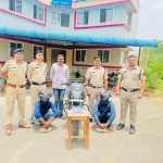 Ratlam:रात्रि चेकिंग के दौरान अंतर्राज्यीय चोरो को देसी पिस्टल मय जिन्दा राउन्ड के चोरी की मोटर सायकल सहीत पुलिस ने किया गिरफ्तार