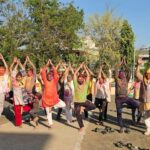 Ratlam: पतंजलि परिवार प्रकाशमय योग नृत्य होलिकोत्सव,सप्त रंगो से ओतप्रोत योगमय होली के रंग