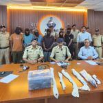 रतलाम/ सर्राफा बाजार में डकैती की बड़ी साजिश नाकाम, अंतरराज्यीय पारदी गैंग के 6 सदस्य घातक हथियारों सहित गिरफ्तार