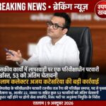 रतलाम/शासकीय कार्यों में लापरवाही पर एक परिवीक्षाधीन पटवारी को पद से पृथक किया, 53 पटवारियों को अंतिम चेतावनी जारी